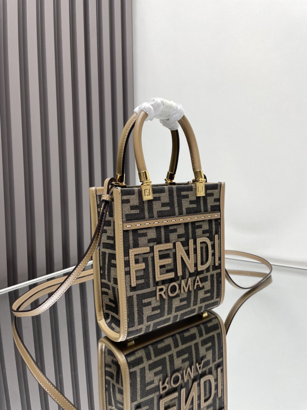 F**di mini sunshine shopper-16.5x6x17.5cm