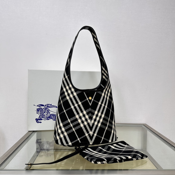 B**rry small check shoulder bag