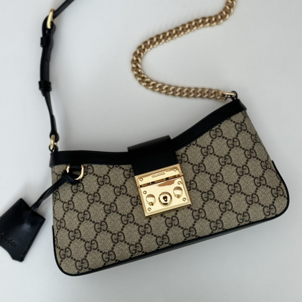 G*u*i padlock small shoulder bag