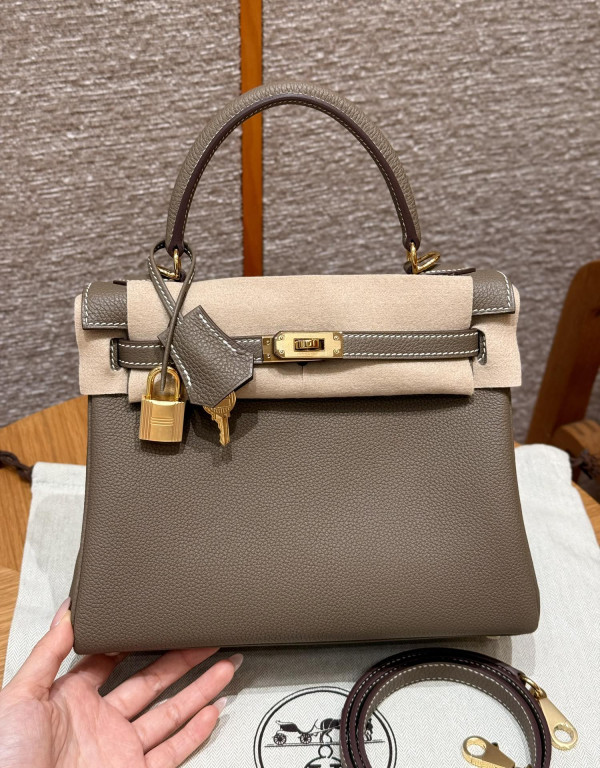 H**mes birkin 25cm-togo leather