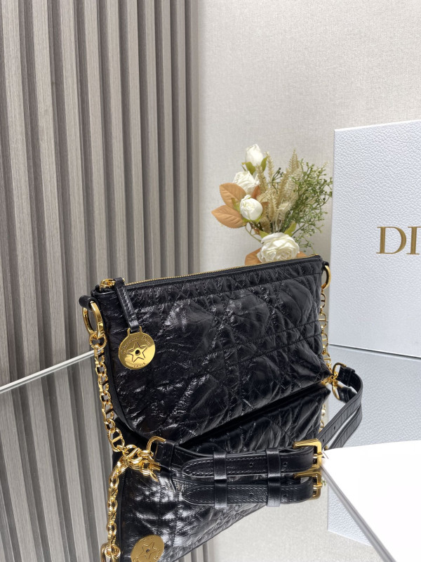 Dirostar Hobo Bag with Chain - 22*14.5*10CM
