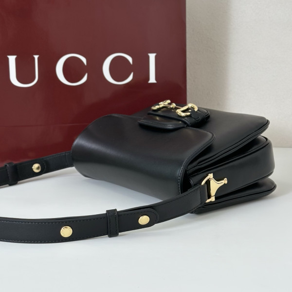 G*u*i horsebit 1955 aura small shoulder bag - 26*17.5*10cm
