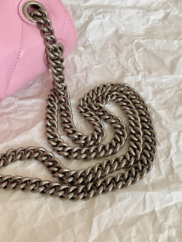 Ba*len*cia*ga crush small chain bag