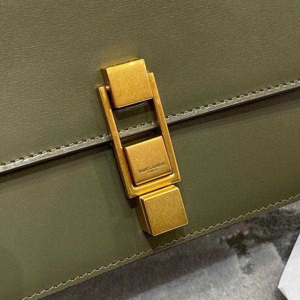 Y*L loulou carre satchel in smooth leather