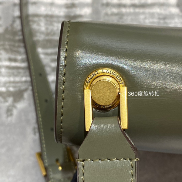 Y*L loulou carre satchel in smooth leather