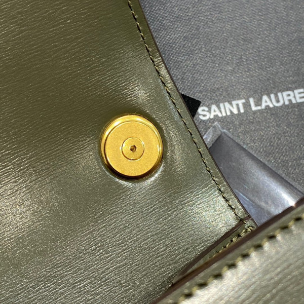 Y*L loulou carre satchel in smooth leather
