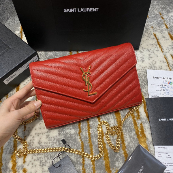 Y*L cassandre matelassÉ chain wallet