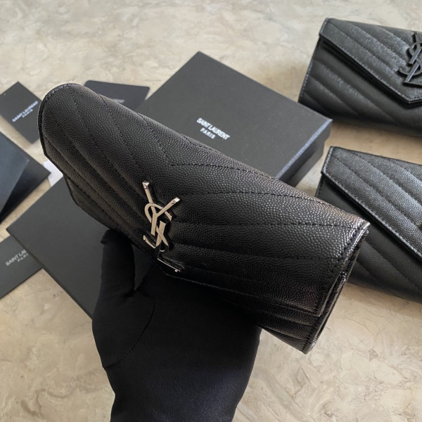 Y*L monogram large flap wallet