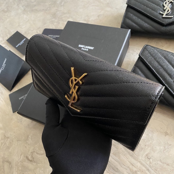 Y*L monogram large flap wallet